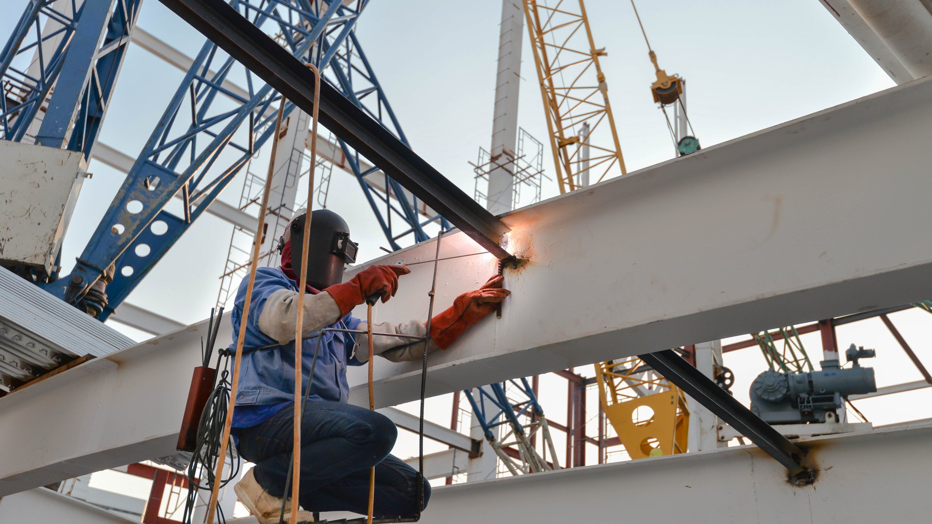 Structural steel fabrication